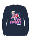 Officially Licensed Blow Pop Cherry Blow Pop Art Women's Sweatshirt