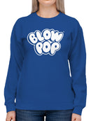 Officially Licensed Blow Pop Blow Pop Classic Logo Women's Sweatshirt