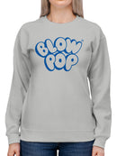Officially Licensed Blow Pop Retro Blow Pop Logo Women's Sweatshirt