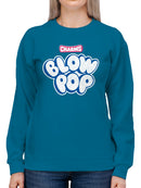 Officially Licensed Blow Pop Charms Blow Pop Candy Fun Women's Sweatshirt