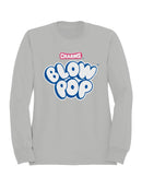 Officially Licensed Blow Pop Charms Blow Pop Candy Fun Women's Sweatshirt