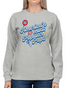 Officially Licensed Blow Pop Popular Lollipop Women's Sweatshirt