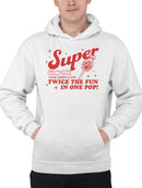Officially Licensed Blow Pop Super Blow Pop Candy Men's Hoodie