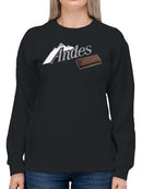 Officially Licensed Andes Mint Chocolate Mint Thins Delight Women's Sweatshirt