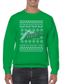 Officially Licensed Andes Mint Chocolate Ugly Sweater Design Men's Sweatshirt
