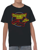Officially Licensed Charleston Chew Neon Sign Youth's T-shirt