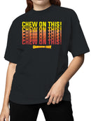 Officially Licensed Charleston Chew - Chew On This Design Women's T-shirt