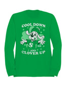 Officially Licensed Slush Puppie Clover Dog St. Patrick's Men's Sweatshirt