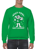Officially Licensed Slush Puppie Lucky Pup Graphic  Men's Sweatshirt