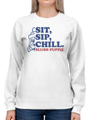 Officially Licensed Slush Puppie Chill Women's Sweatshirt