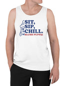 Officially Licensed Slush Puppie Chill Men's Tank Top