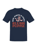 Officially Licensed Slush Puppie Red, White & Cool  Men's T-shirt