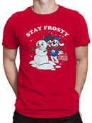 Officially Licensed Slush Puppie Frosty Snowman Men's T-shirt