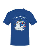 Officially Licensed Slush Puppie Frosty Snowman Men's T-shirt
