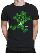Officially Licensed Slush Puppie Green Clover Dog Plush Toy Men's T-shirt