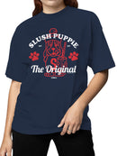 Officially Licensed Slush Puppie Red Vintage Puppie  Women's T-shirt