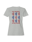 Officially Licensed Slush Puppie Red Blue Puppie Art Women's T-shirt