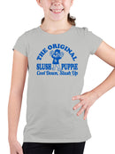 Officially Licensed Slush Puppie Blue Vintage Puppie  Youth's T-shirt