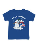 Officially Licensed Slush Puppie Frosty Snowman Youth's T-shirt