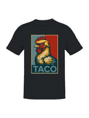 Rooster Taco Art Print Men's T-shirt