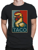 Rooster Taco Art Print Men's T-shirt