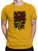 Gothic Rose Wall Art Poster Men's T-shirt