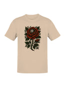Gothic Rose Wall Art Poster Men's T-shirt