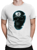 Glow Skull 8-Ball Art Print Men's T-shirt