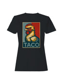 Rooster Taco Art Print Women's T-shirt