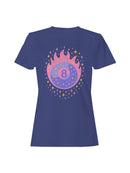 Magic 8-Ball Sticker Art Women's T-shirt