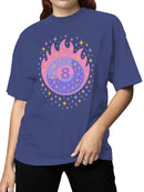 Magic 8-Ball Sticker Art Women's T-shirt