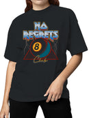 Retro 8 Ball No Regrets  Women's T-shirt