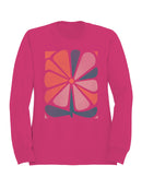 Retro Floral Art Women's Sweatshirt