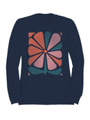 Retro Floral Art Women's Sweatshirt