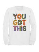 Motivational Wall Art Print Women's Sweatshirt