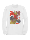 Floral Abstract Design Women's Sweatshirt