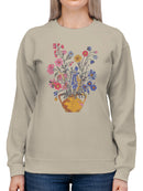 Floral Bouquet Vintage Art Women's Sweatshirt