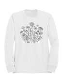 Classic Floral Graphic Women's Sweatshirt
