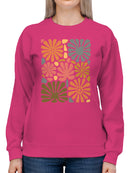Retro Floral Pattern Art Women's Sweatshirt