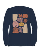 Floral Abstract Wall Art Women's Sweatshirt