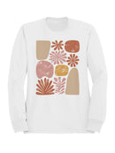 Floral Abstract Wall Art Women's Sweatshirt