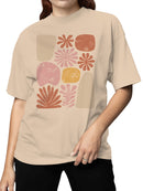 Floral Abstract Wall Design Women's T-shirt