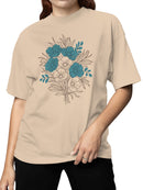 Elegant Floral Wall Women's T-shirt