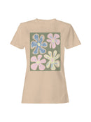 Retro Floral Art Poster Women's T-shirt