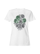 Floral Art Print Poster Women's T-shirt