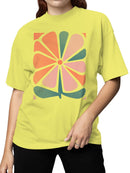 Retro Floral Design Women's T-shirt