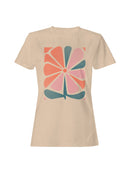 Retro Floral Design Women's T-shirt