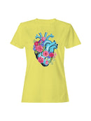 Heart & Flowers Art Print Women's T-shirt
