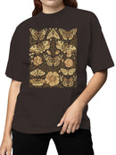 Vintage Butterfly Art Print Women's T-shirt