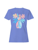 Vibrant Floral Art Print Women's T-shirt